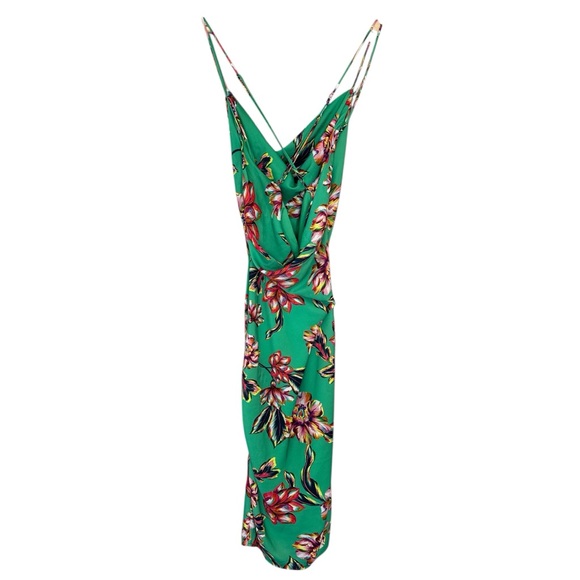 Michael Costello X Revolve Bentley Dress in Green Floral - Picture 4 of 11